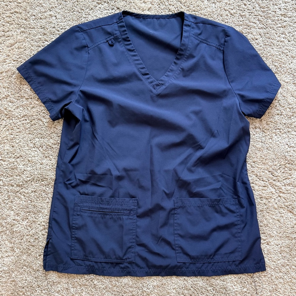 Navy Blue Women's Scrub Set